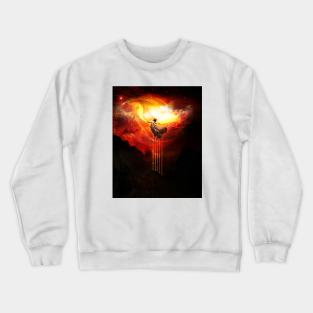 Fire woman Crewneck Sweatshirt